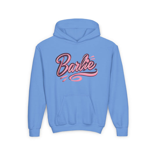 Youth Heavy Blend Hooded Sweatshirt - Trendy Barbie Graphic Hoodie for Kids