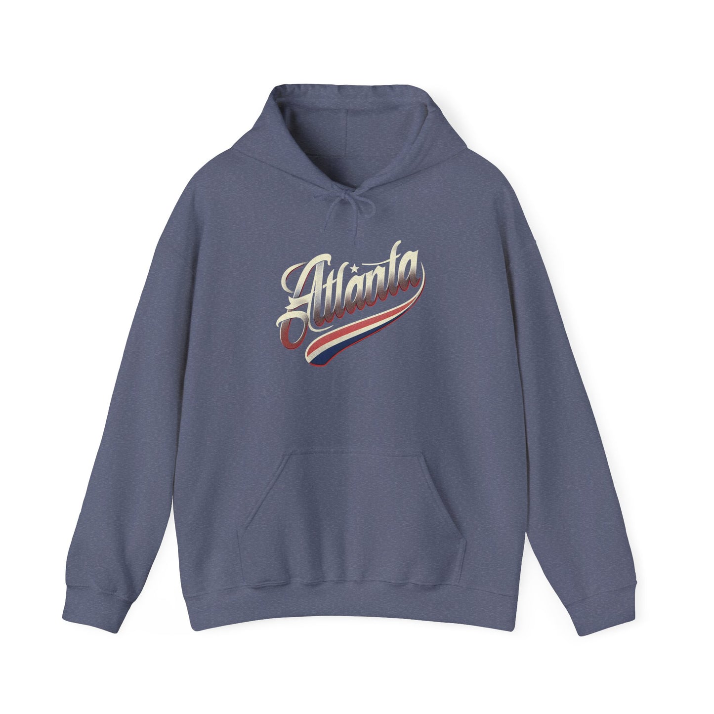 Atlanta Script Unisex Heavy Blend™ Hooded Sweatshirt - Cozy, Stylish Apparel for Atlanta Fans