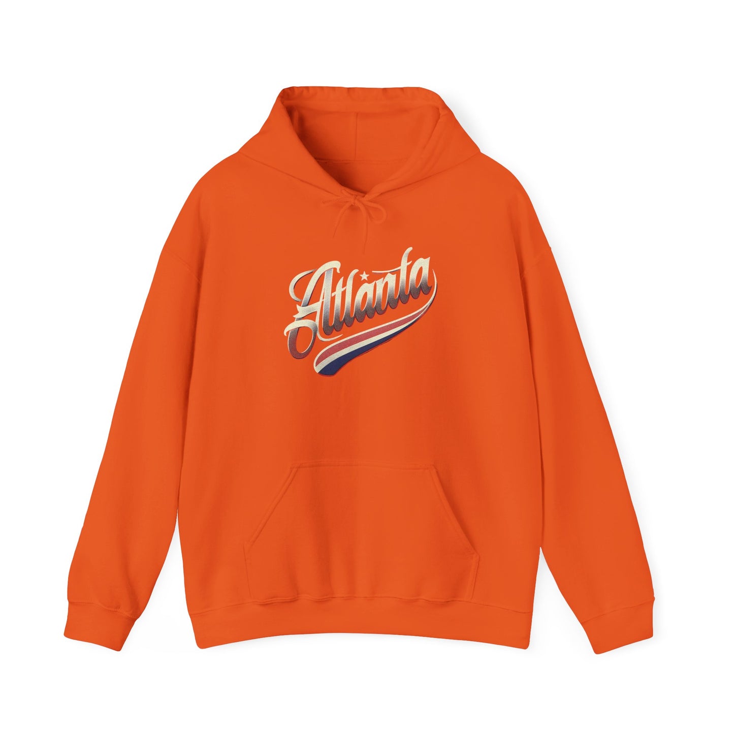 Atlanta Script Unisex Heavy Blend™ Hooded Sweatshirt - Cozy, Stylish Apparel for Atlanta Fans