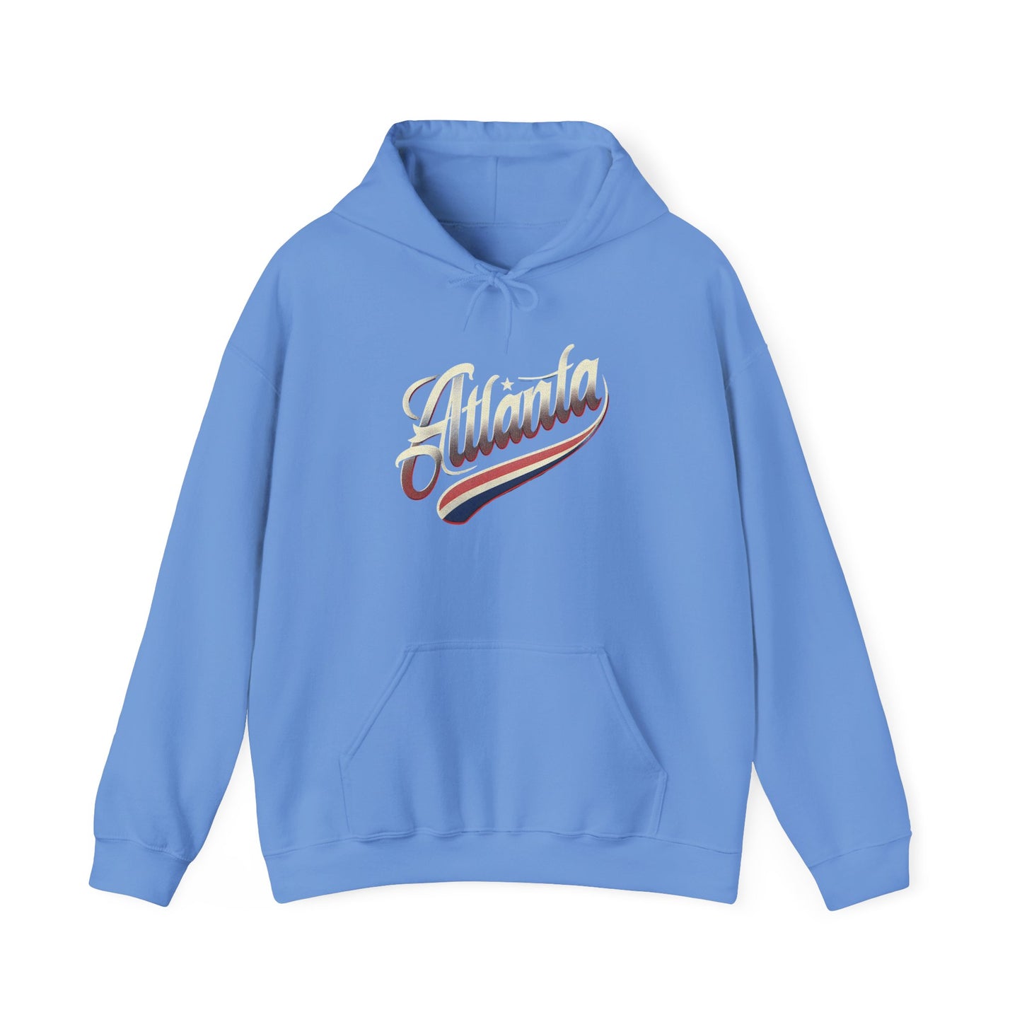 Atlanta Script Unisex Heavy Blend™ Hooded Sweatshirt - Cozy, Stylish Apparel for Atlanta Fans